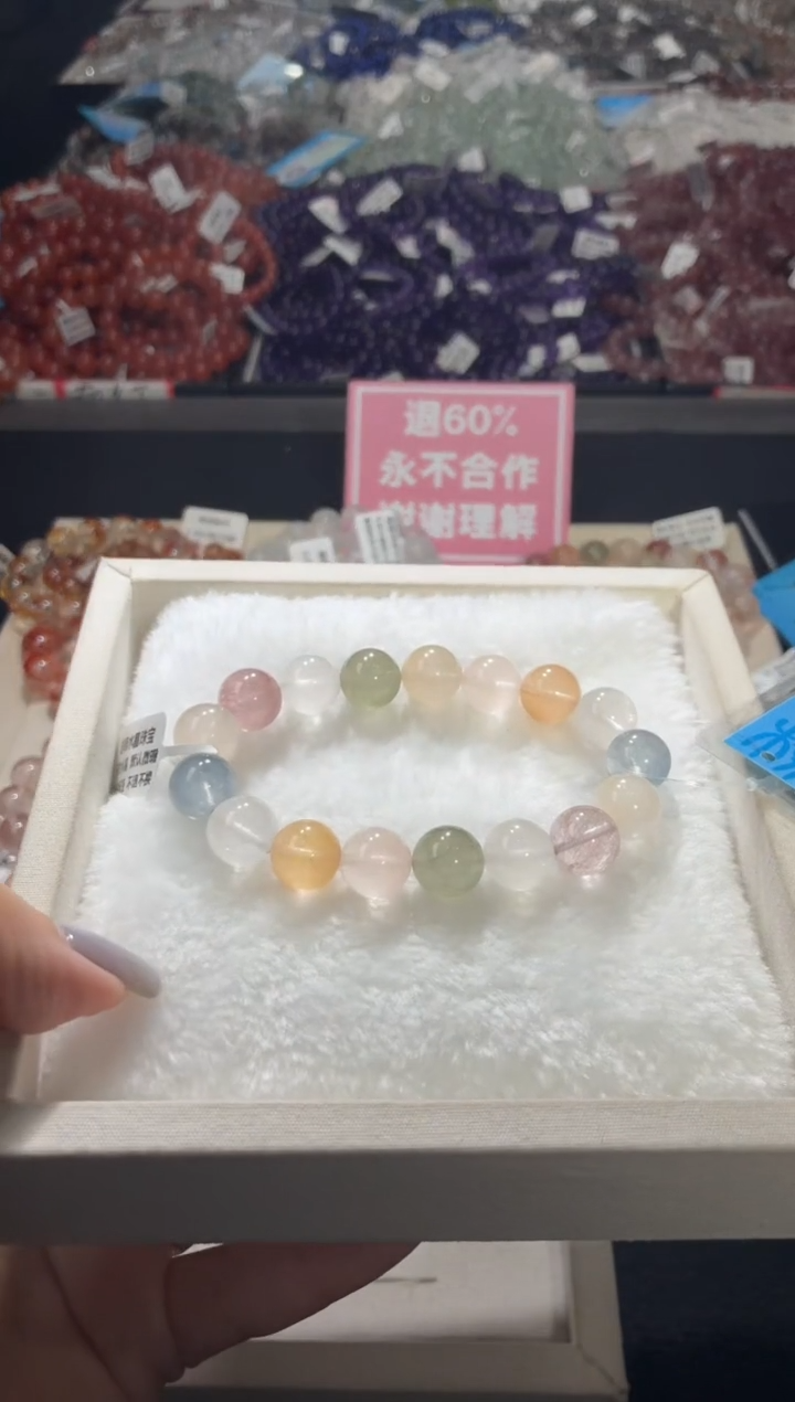 未镶嵌手链水晶306号 多样性发一O  12+