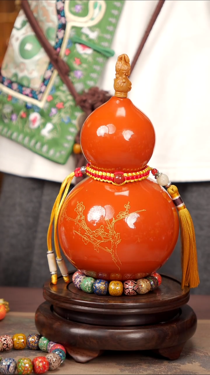 【闪购商品】96易林高端工艺大漆酒葫芦--558