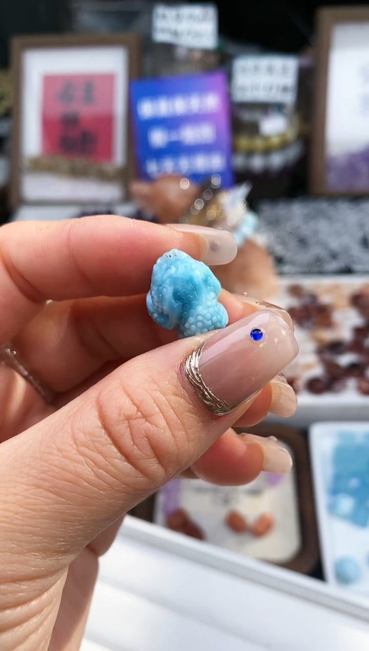 【闪购商品】针钠钙石（海纹石）颈饰未镶嵌70拍2发1/3.6/1个