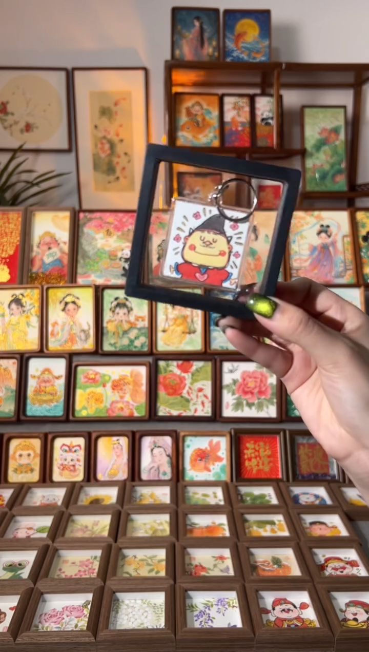 【闪购商品】国画平安小钟馗 手绘国画5