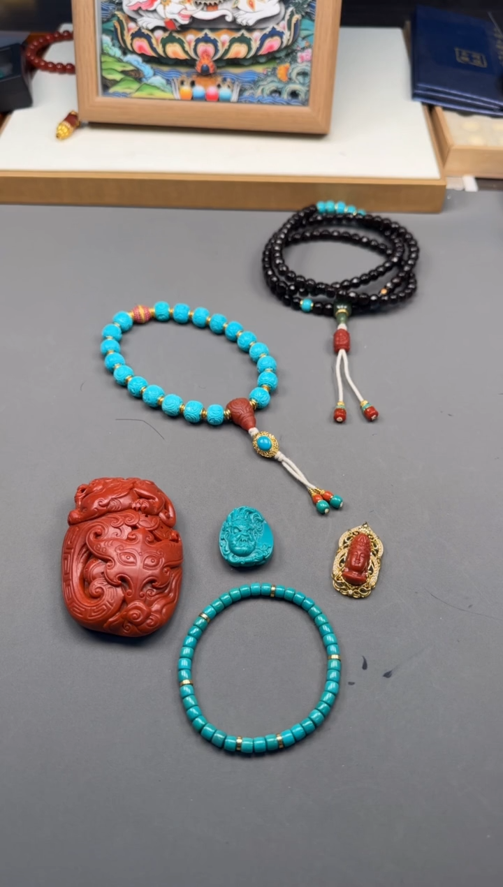 【闪购商品】绿松石手串手串未镶嵌手串手串