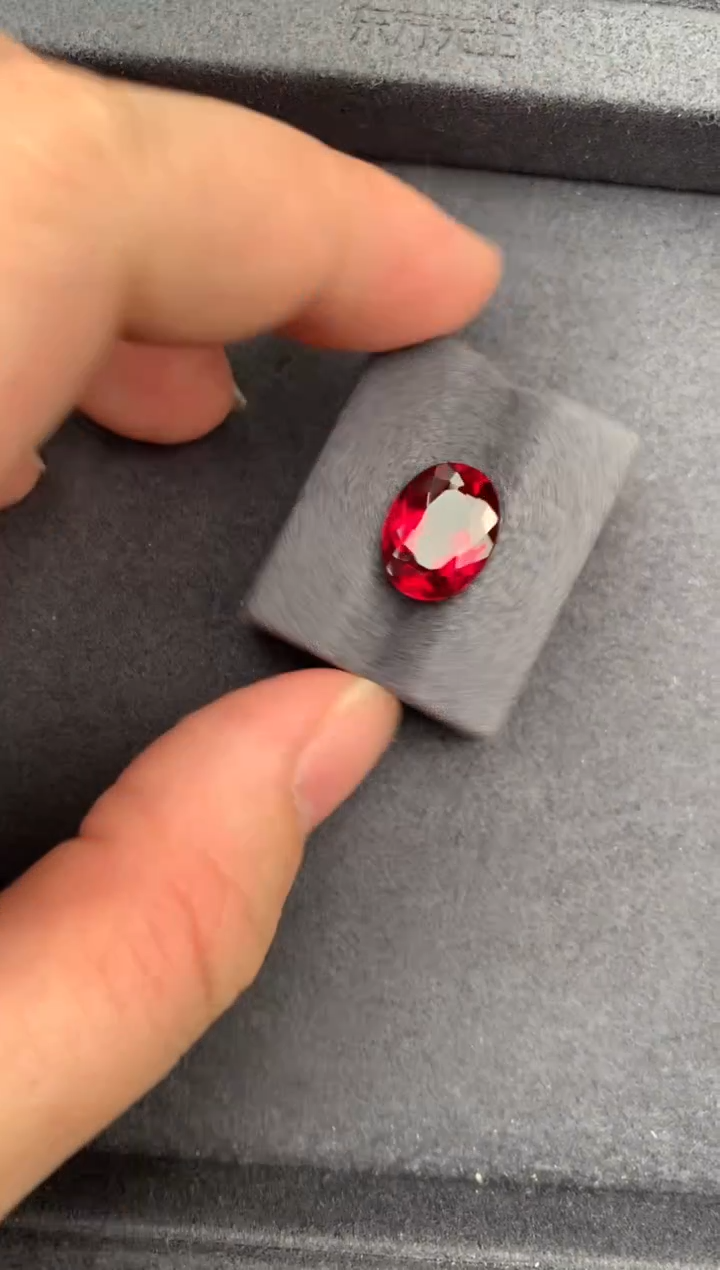 未镶嵌珠宝半成品碧玺3.9ct卢比莱  定制   GH 