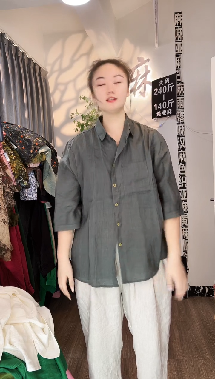 亚麻大码女装系列。140斤-240斤