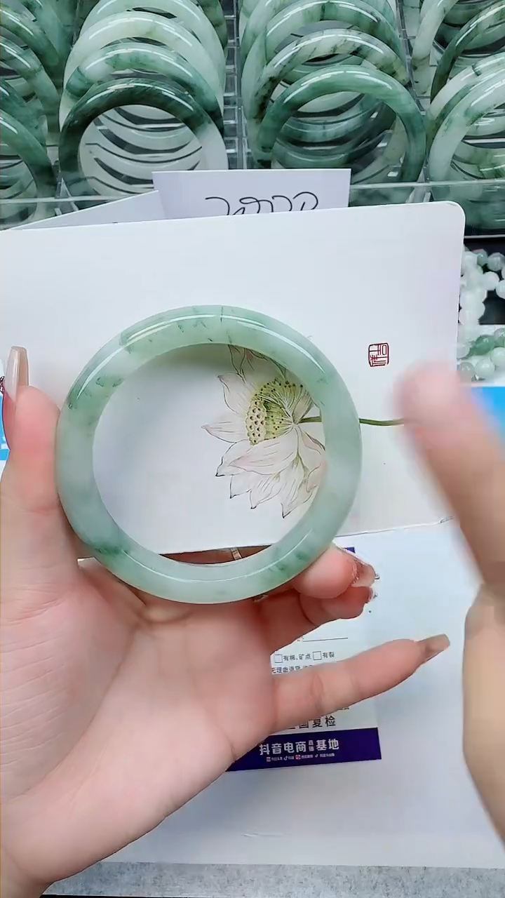 【闪购商品】石英质玉手镯未镶嵌B46号/57-58圈