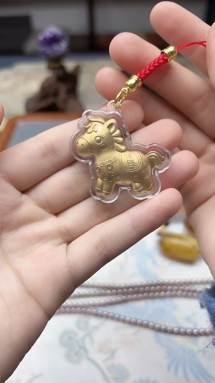 未镶嵌车挂玛瑙/玉髓南红小马手机链GW