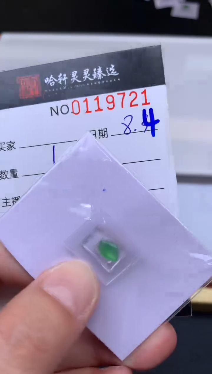 翡翠未镶嵌吊坠(不含链)哈轩   裸石1