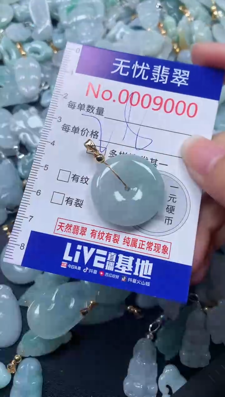 颈饰未镶嵌翡翠9000