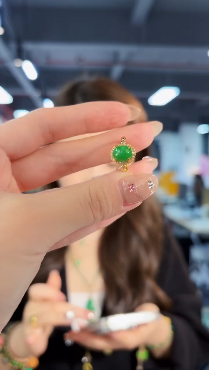 【闪购商品】翡翠戒指未镶嵌缅料A货/支持复检/一件