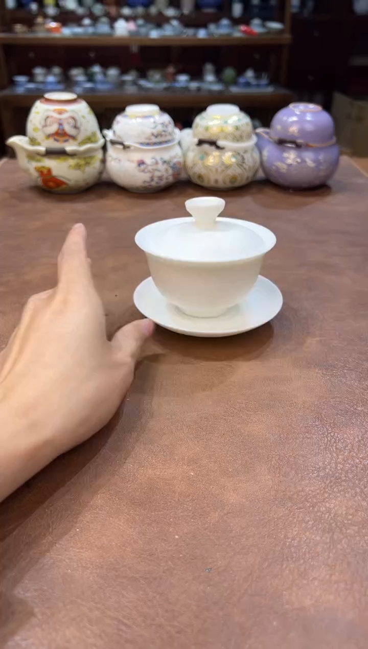 真的很便宜超好看会开片的旅行茶具