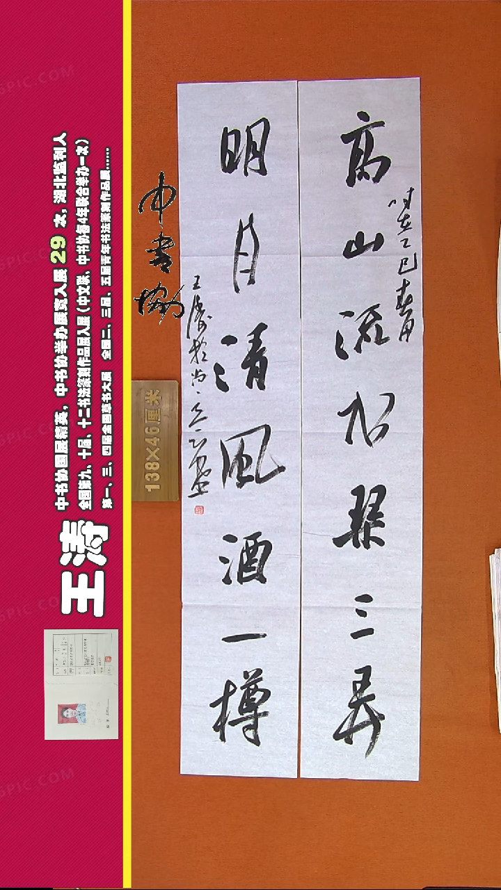 【闪购商品】书法322C王涛书法作品