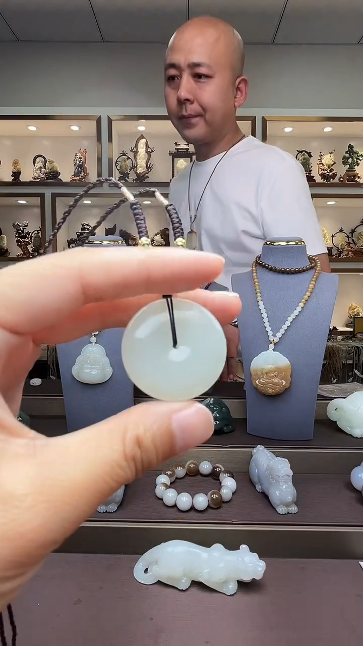 和田玉未镶嵌挂件苏