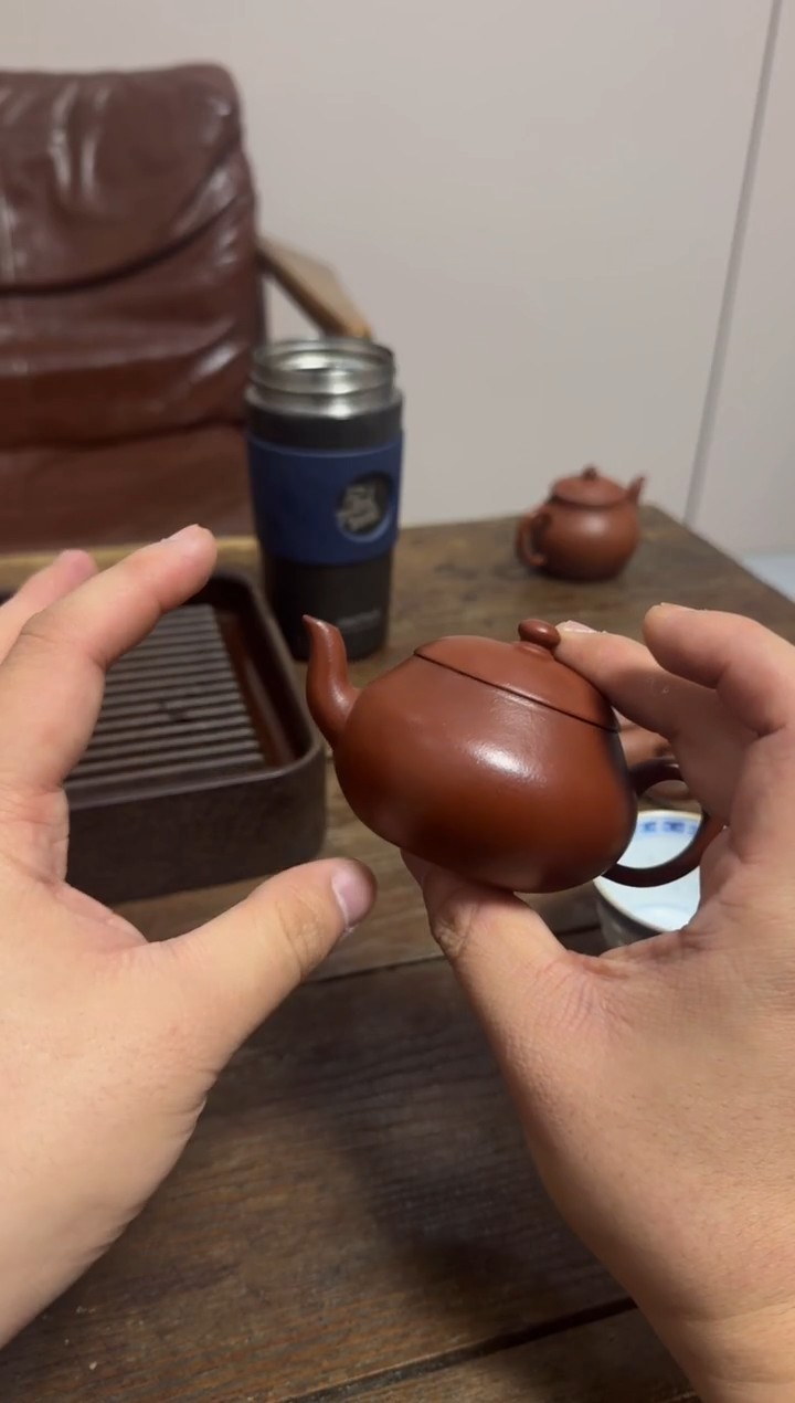 茶壶紫砂不**源紫泥盘子一个