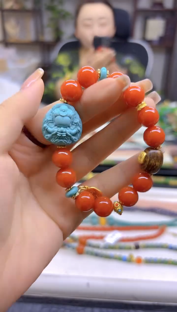 手链未镶嵌南红玛瑙DIY款S801