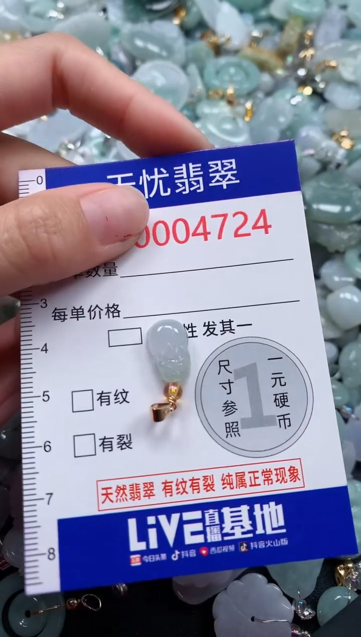 颈饰未镶嵌翡翠4724