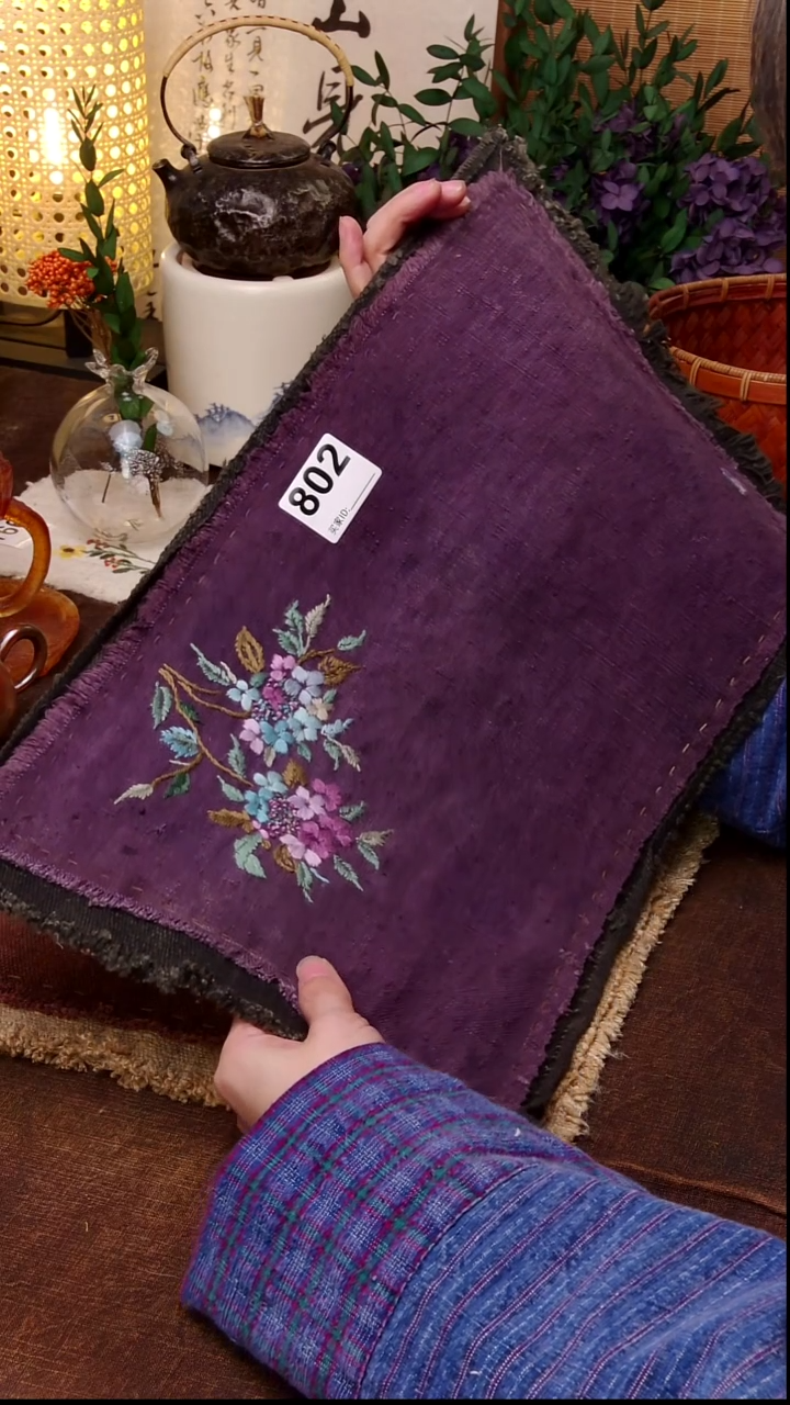 壹* Cici手作刺子绣柿染壶垫杯垫802