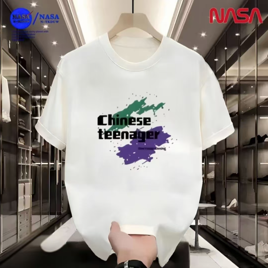 NASA联名夏季短袖T恤时尚男女同款A-052