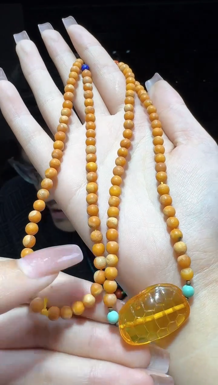 【闪购商品】蜜蜡颈饰未镶嵌多样性发一件 070