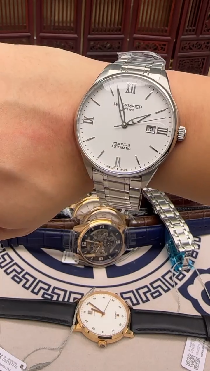 机械机芯金属金属男士腕表一物一拍