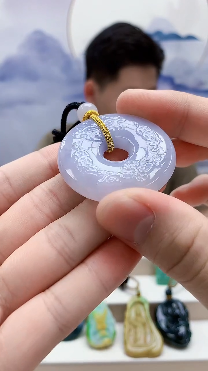 未镶嵌定制翡翠4917bb-毛货挂件127