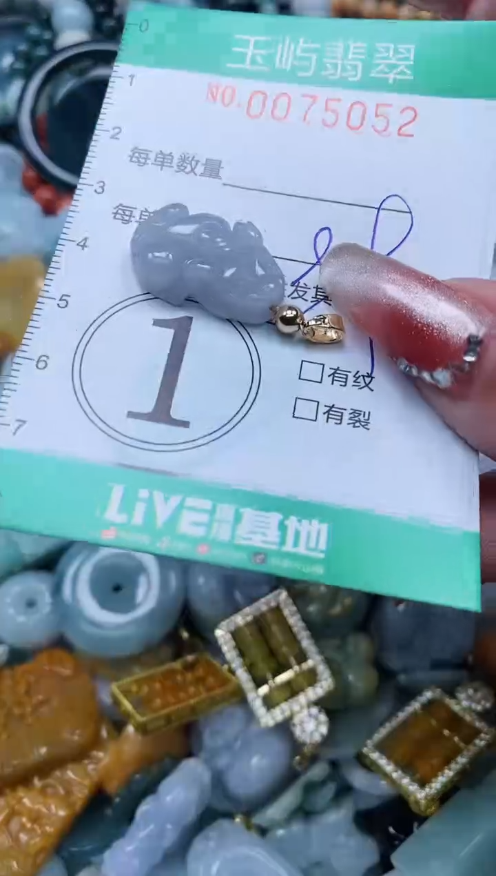 【闪购商品】翡翠颈饰未镶嵌闪购0075052多样性发其一