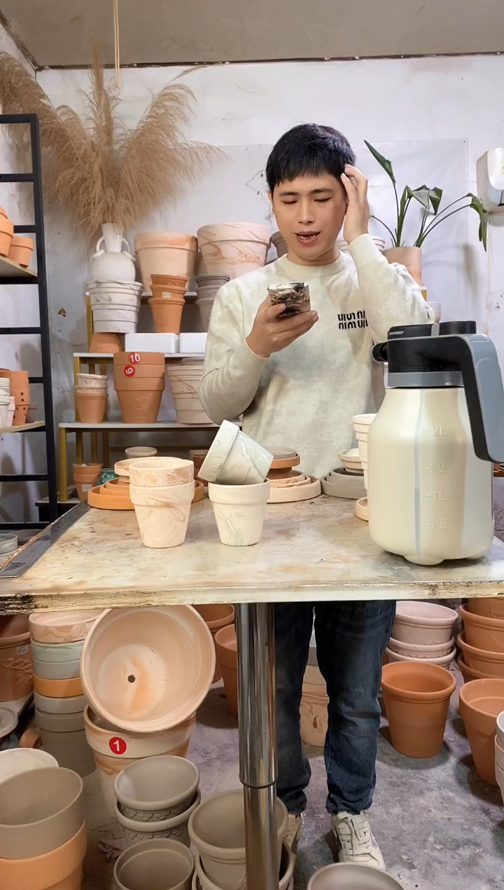 8*8玛奇朵+绿白陶组合 4盆无托