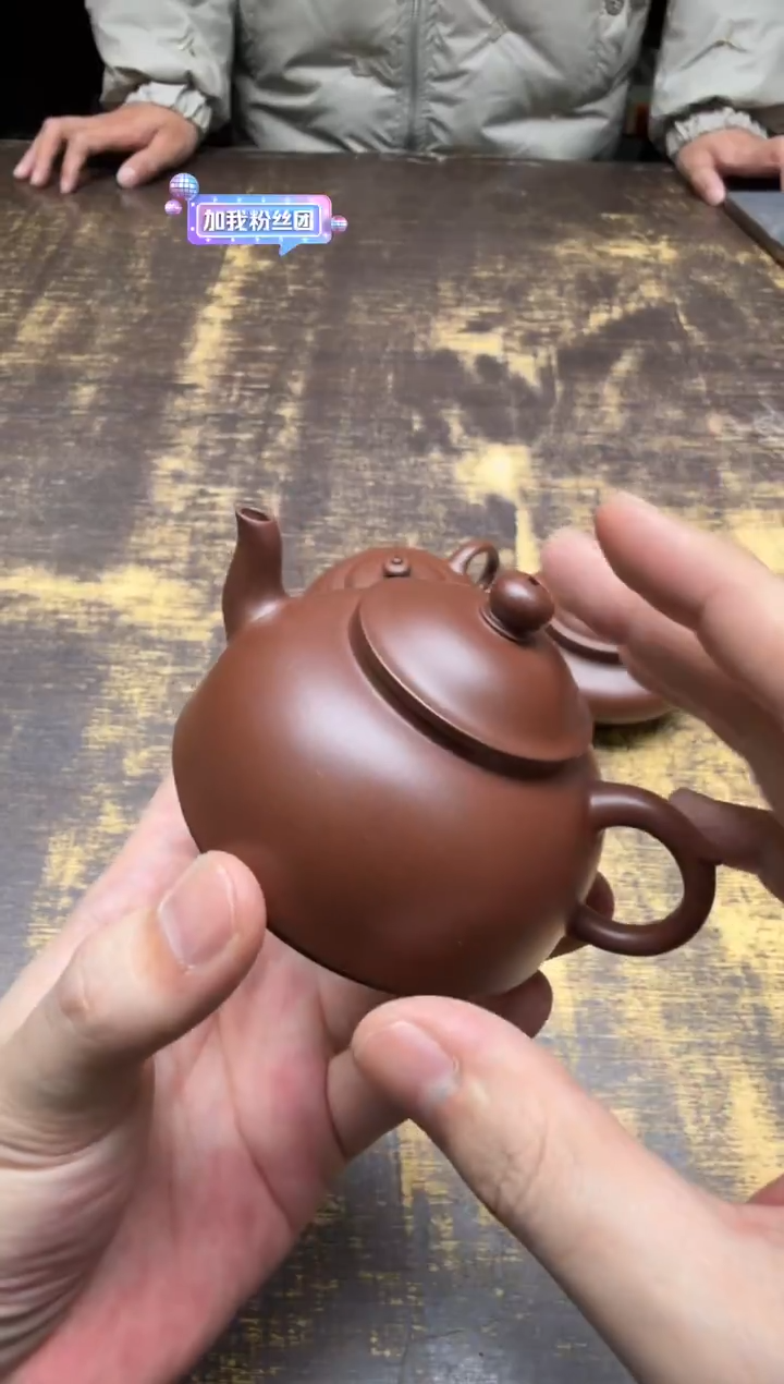 （预售）汤华刚 紫泥 瑞帽壶