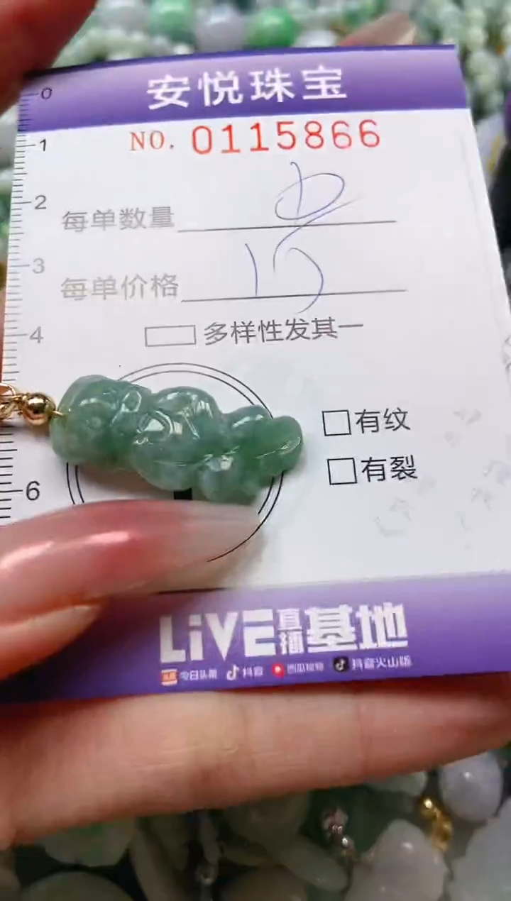 【闪购商品】翡翠颈饰未镶嵌闪购0115866
