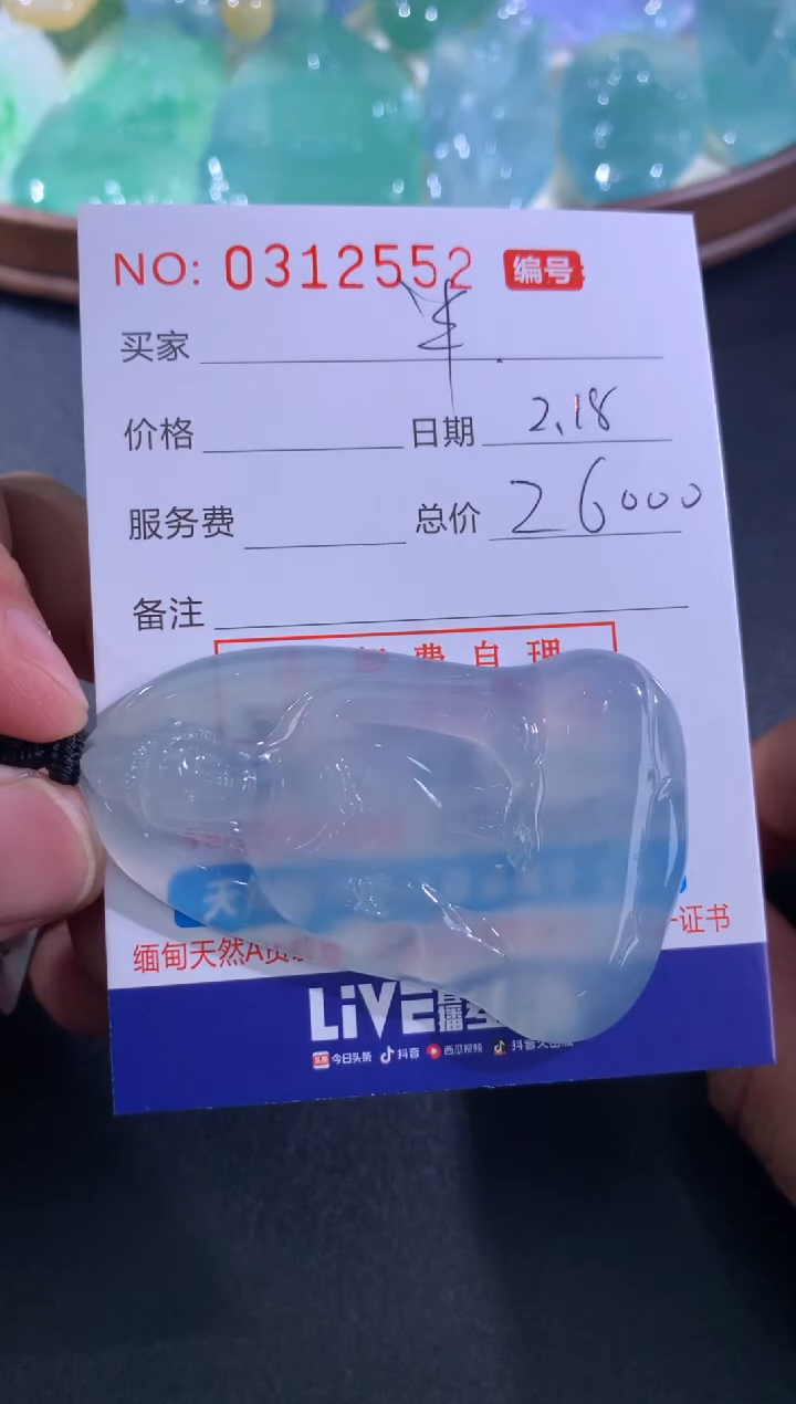 【闪购商品】翡翠颈饰未镶嵌半