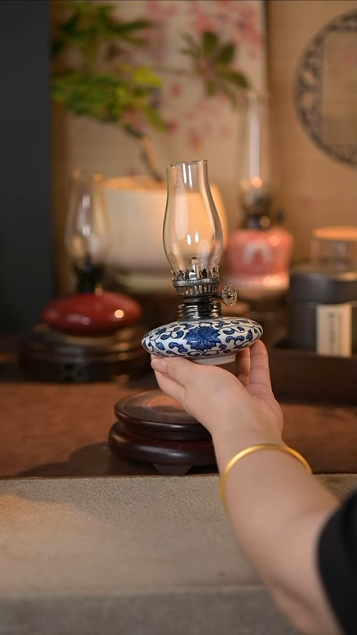 景德镇陶瓷香薰灯摆件