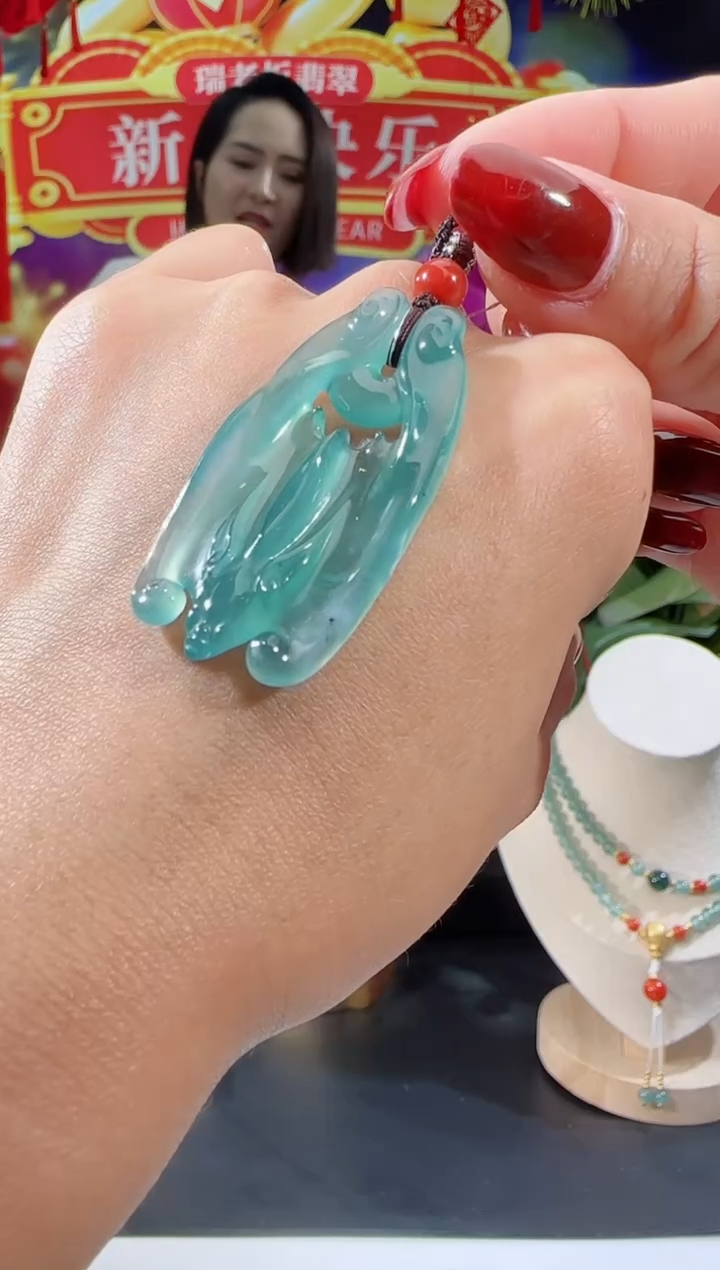 【闪购商品】翡翠吊坠(不含链)未镶嵌福到