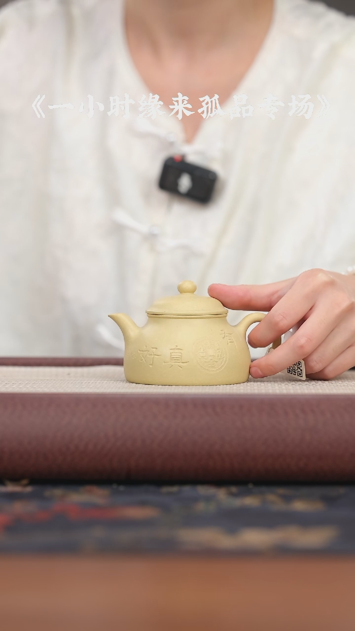 【闪购商品】紫砂茶壶本绿 怀隐-刻