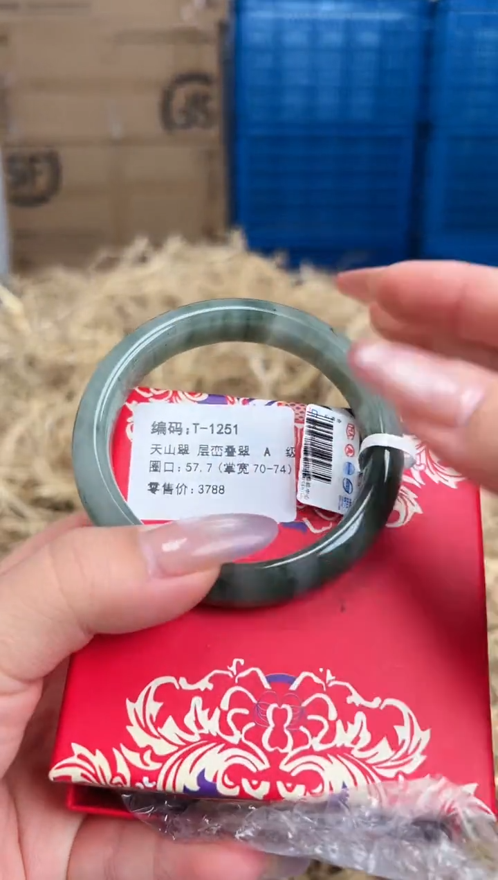 未镶嵌手镯石英质玉T-1251