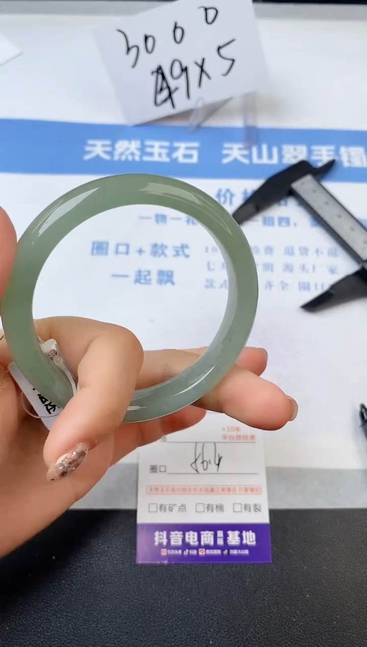 【闪购商品】石英质玉手镯未镶嵌s104-DB-56.4