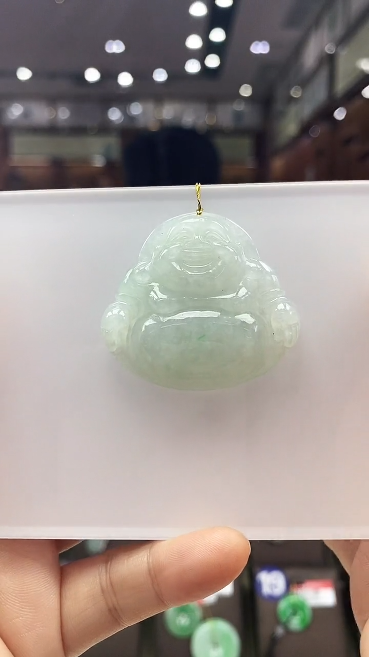 颈饰未镶嵌翡翠佛公
