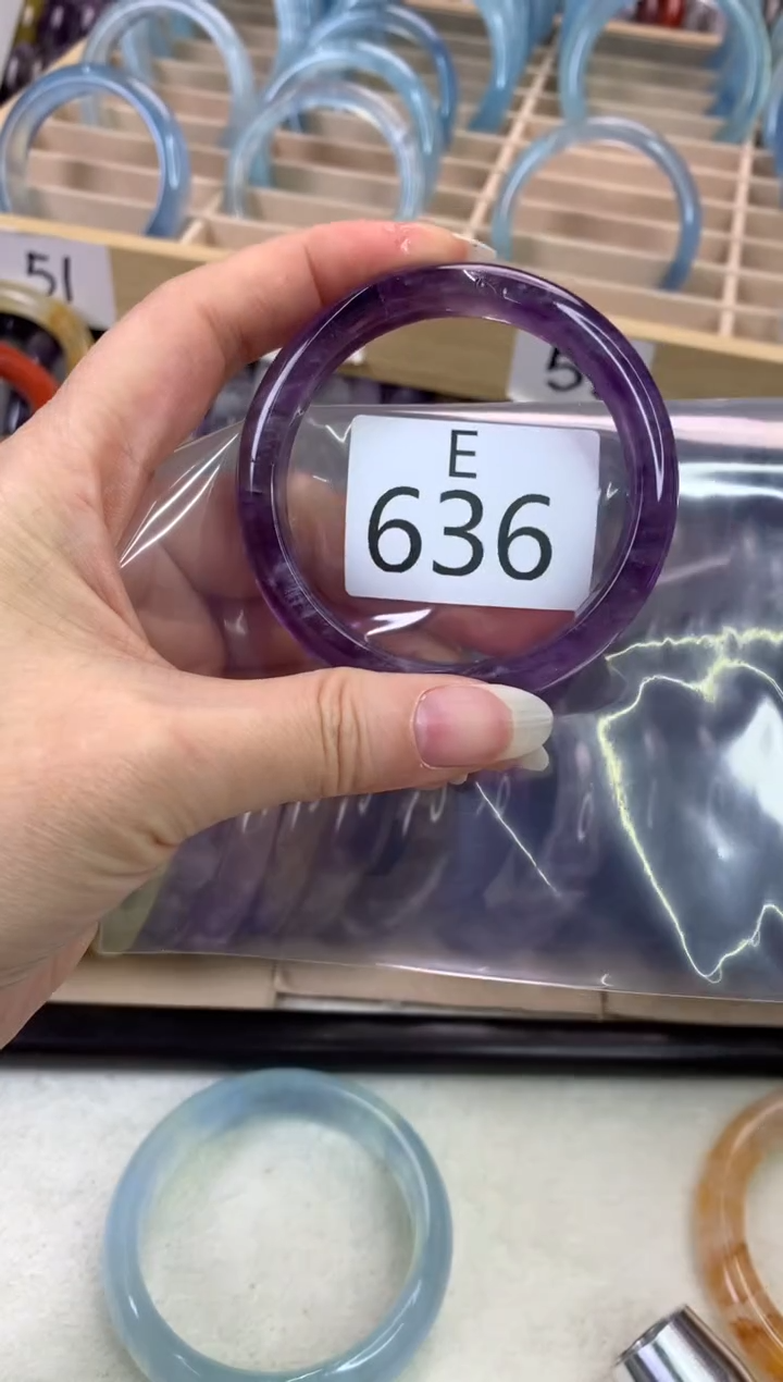 【闪购商品】水晶水晶手镯E未镶嵌636-54