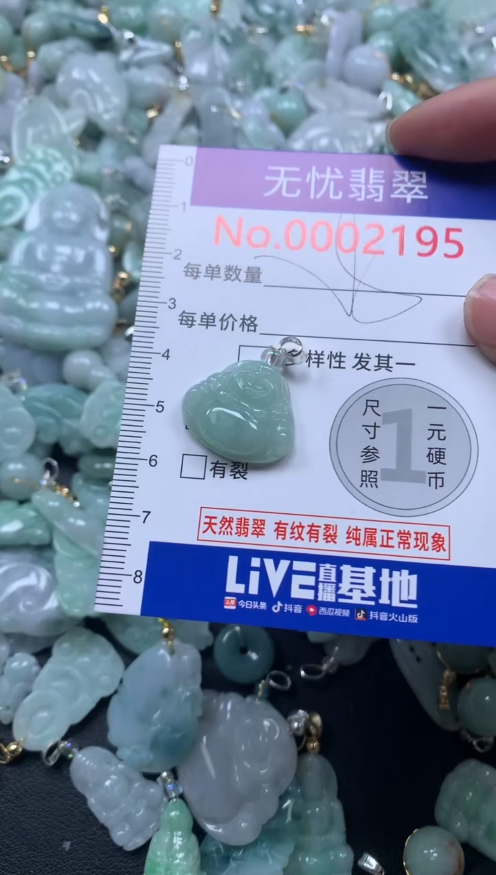 颈饰未镶嵌翡翠2195