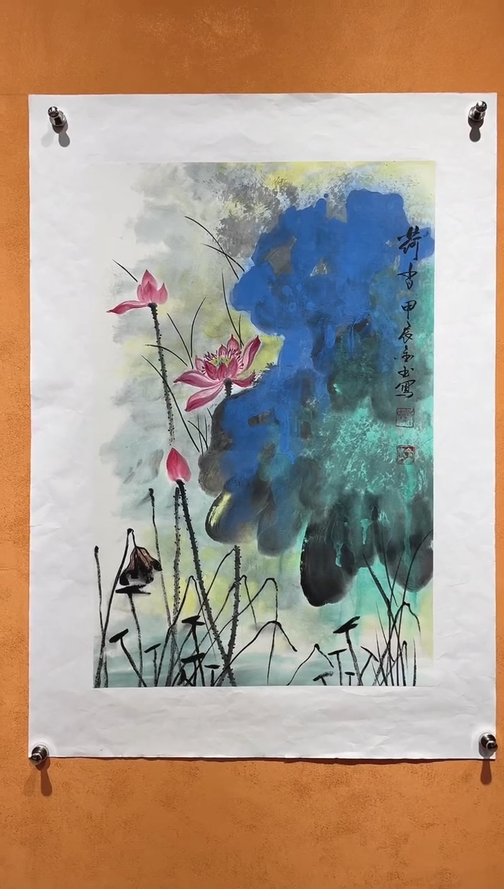 国画刘金玉教授亲笔手绘