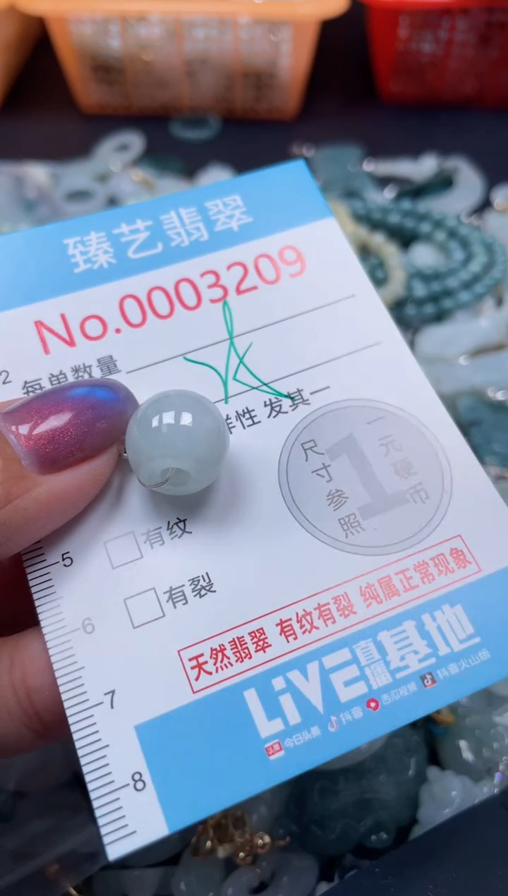 颈饰未镶嵌翡翠3209