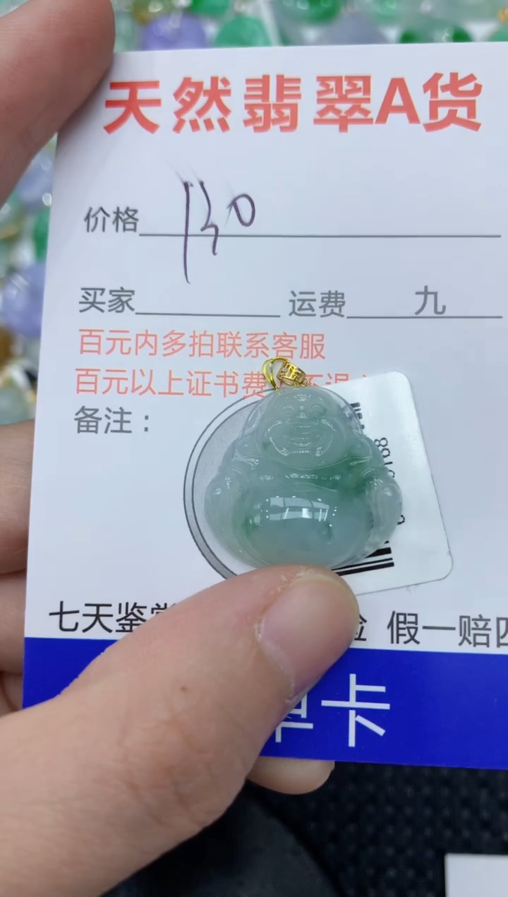 【闪购商品】翡翠颈饰18K金镶嵌11111111111