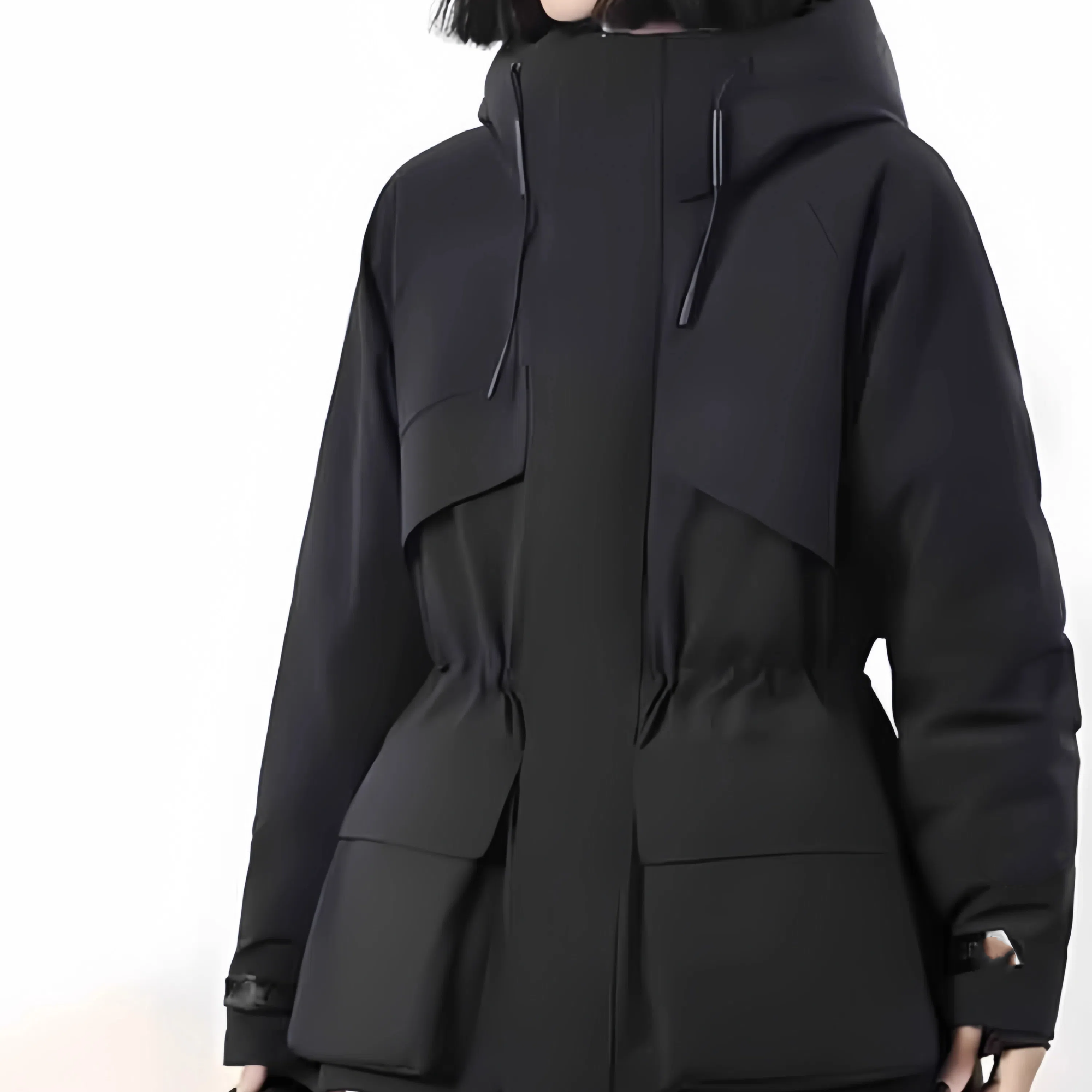 0312杨幂同款修身型常规款冬季厚款派克服运动韩版外套