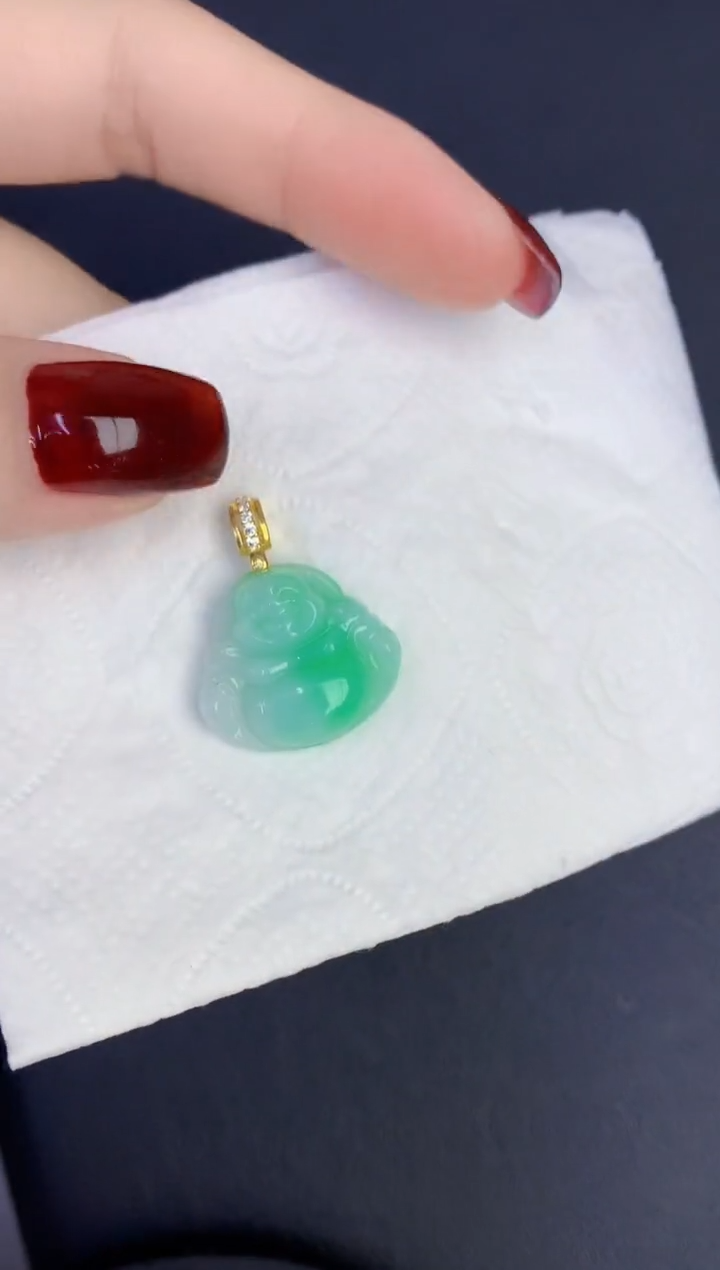 颈饰未镶嵌翡翠缅甸天然翡翠A货