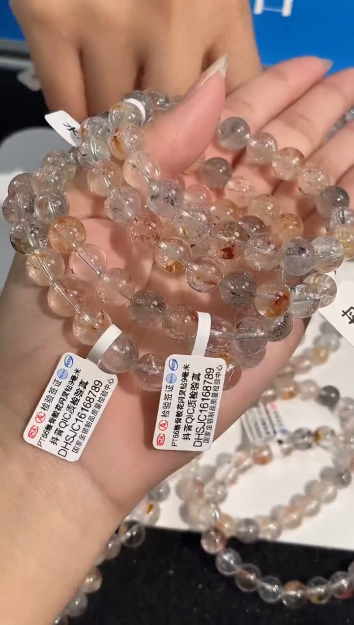 未镶嵌手链水晶3号骸骨胶花闪灵单圈8mm