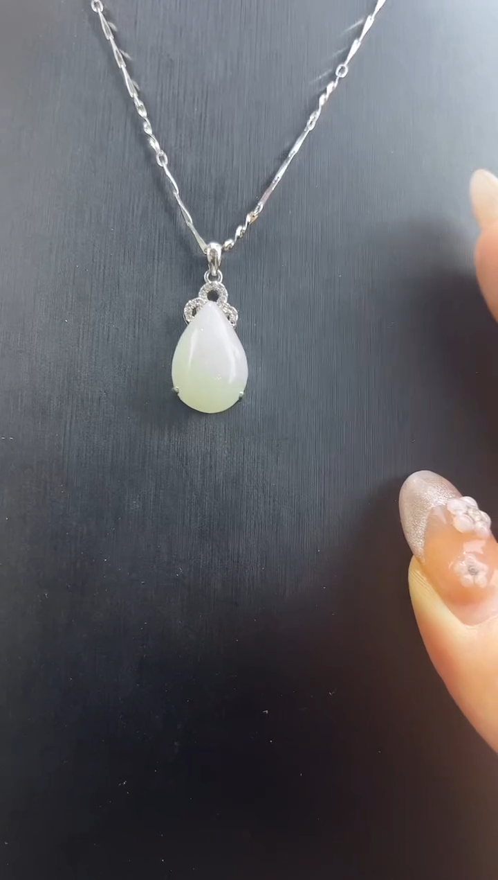 【闪购商品】翡翠吊坠(不含链)银S925镶嵌多样性发其一