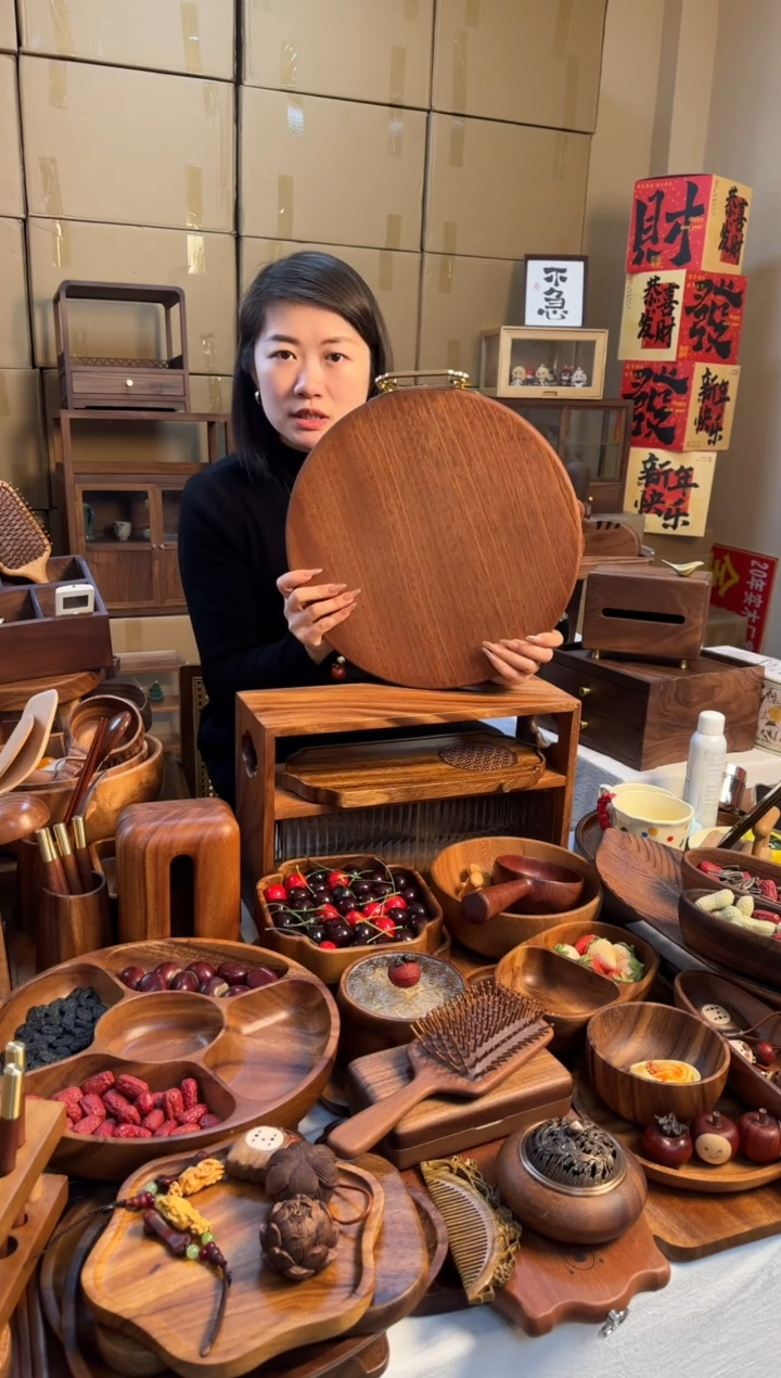 【闪购商品】沙比利圆形大号菜盘-35*3cm