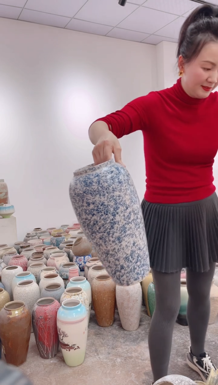 【闪购商品】瓶a575陶瓷花瓶 无花微瑕