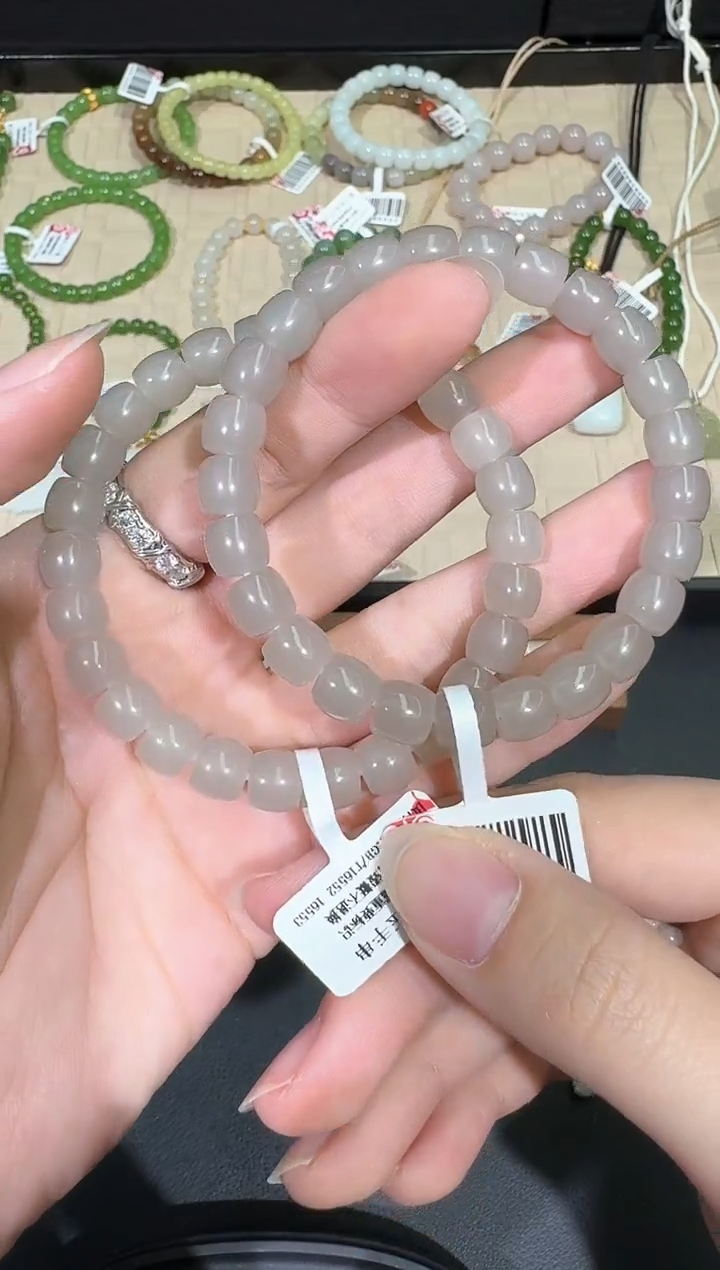 【闪购商品】和田玉手串未镶嵌X0218-564-14多样性一件