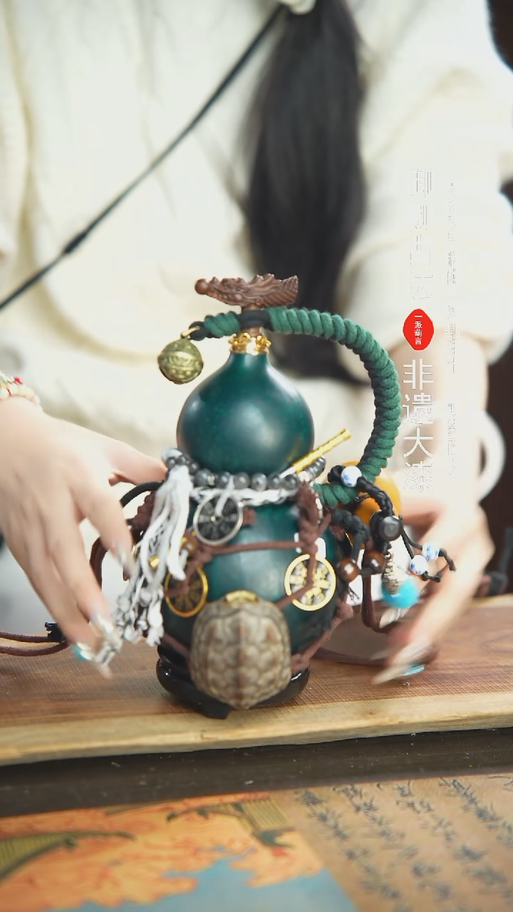 【闪购商品】303号精品大漆酒葫芦防腐防渗装水茶酒8