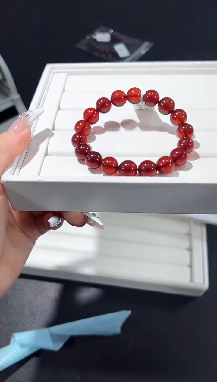 手链血珀未镶嵌46n多样性发其一【1条】默认微瑕