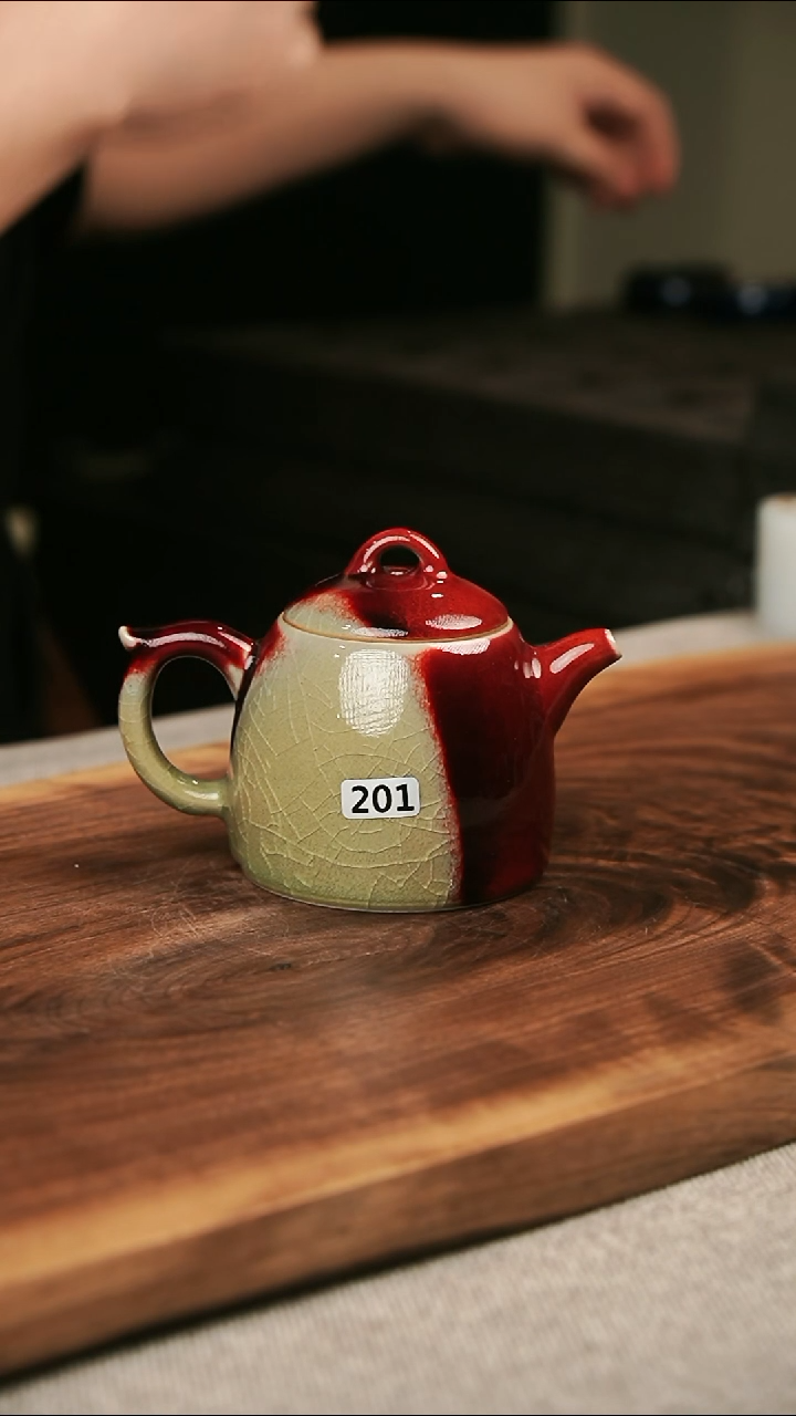 【闪购商品】瓷片钧瓷茶器茶壶201