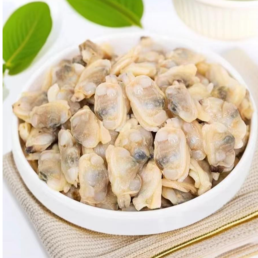 无冰衣蛤蜊肉蚬子肉现剥花甲肉 500g/包*4包 包邮